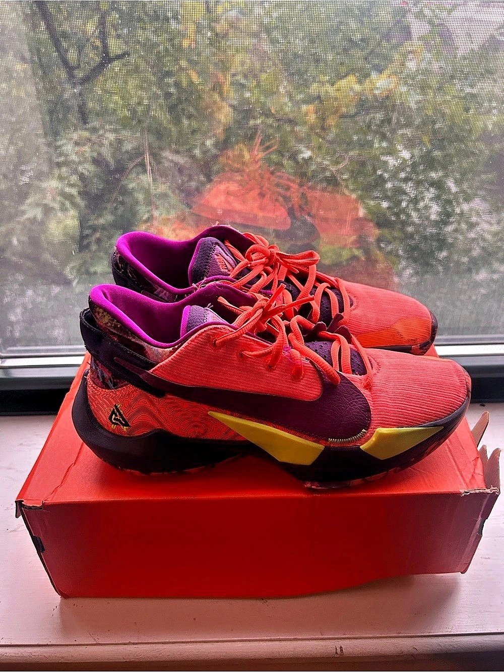 Men’s Nike Zoom Freak 2 Bright Mango Sneakers